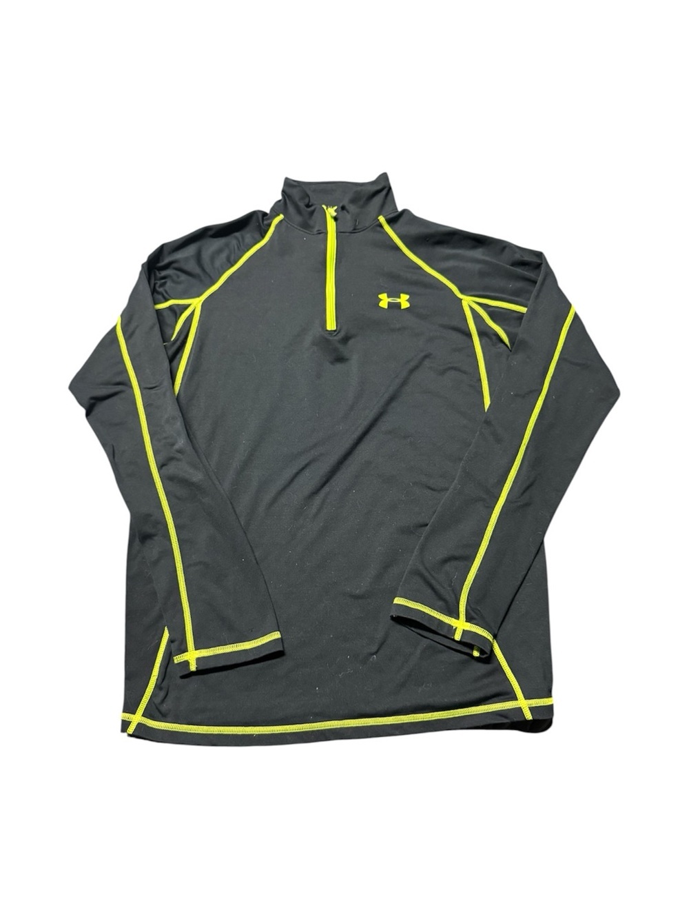 Under Armour ColdGear Men’s Medium Black 1/4 Zip Pullover Top
